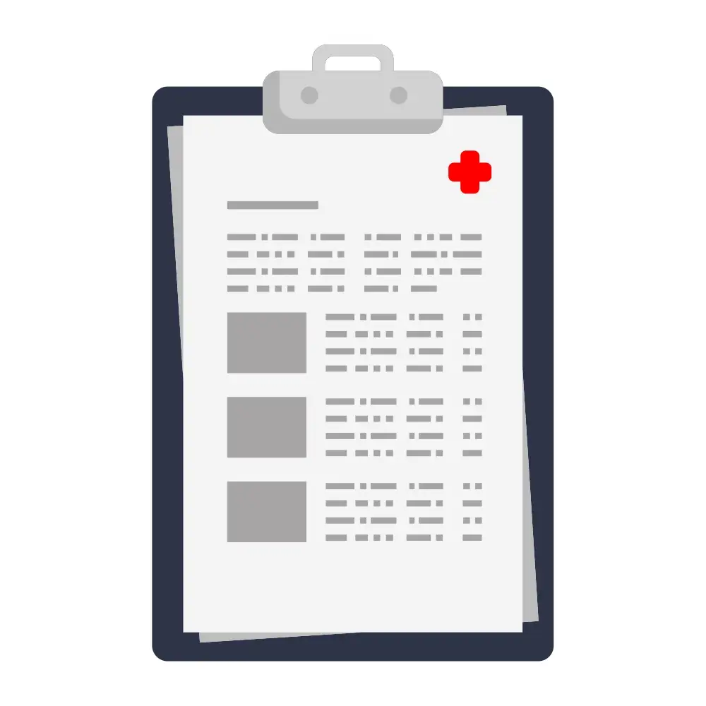 Illustration d'une liste d'indications et contre-indications médicales - Cabinet Jun Li - Bien-être traditionnel chinois